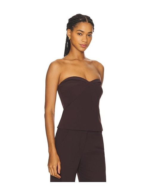 Amanda Uprichard Brown X Revolve Soho Top