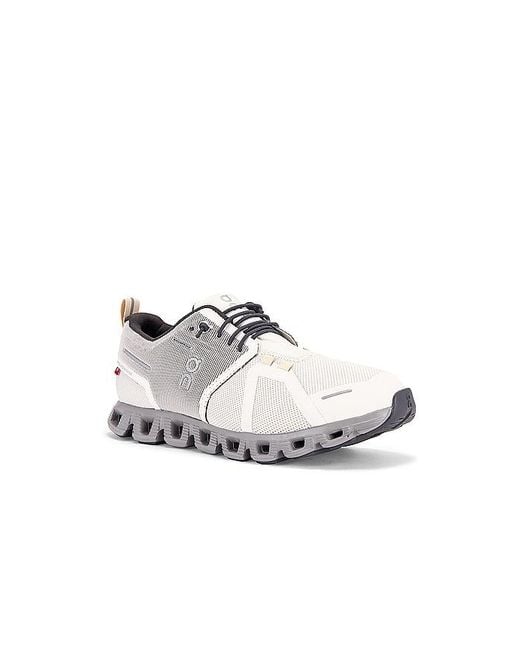 On Shoes White Cloud 5 Waterproof Sneaker