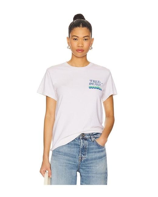 Free & Easy Blue Cool Breeze Tee for men