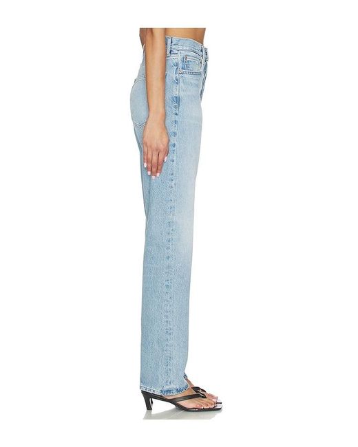 Agolde Blue 90's Mid Rise Loose Jeans