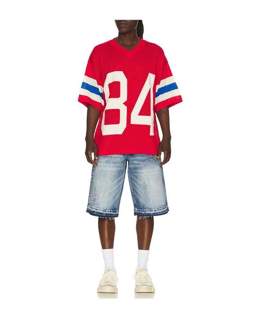 DIET STARTS MONDAY Blue Sol Denim Shorts for men