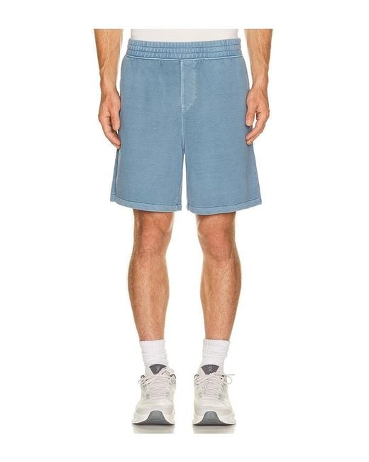 Beyond Yoga Blue Beach Washed Terry Short for men