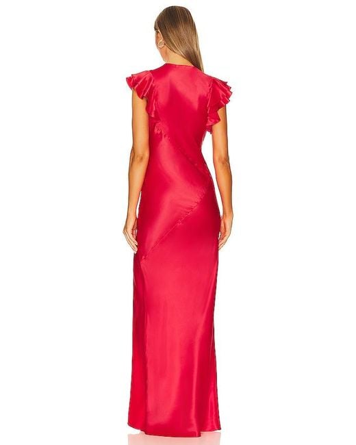 Amanda Uprichard Red X Revolve Cecelia Gown