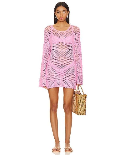 Show Me Your Mumu Pink Paula Pullover Coverup