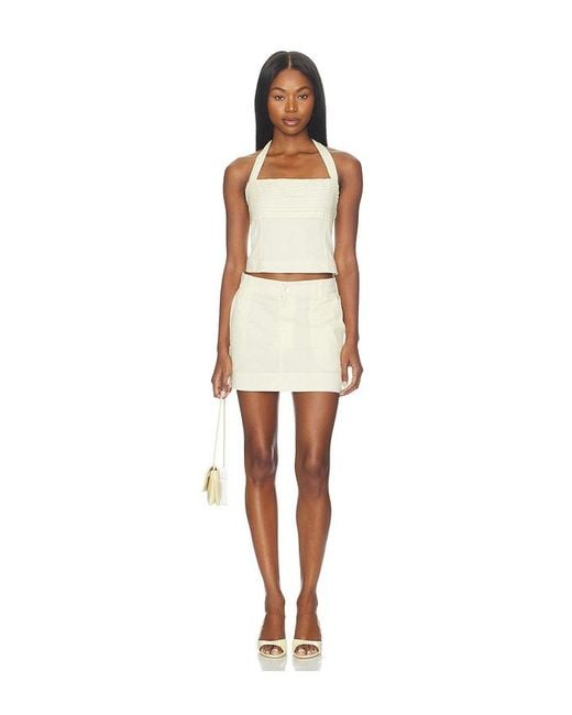 Show Me Your Mumu White Hayden Skort