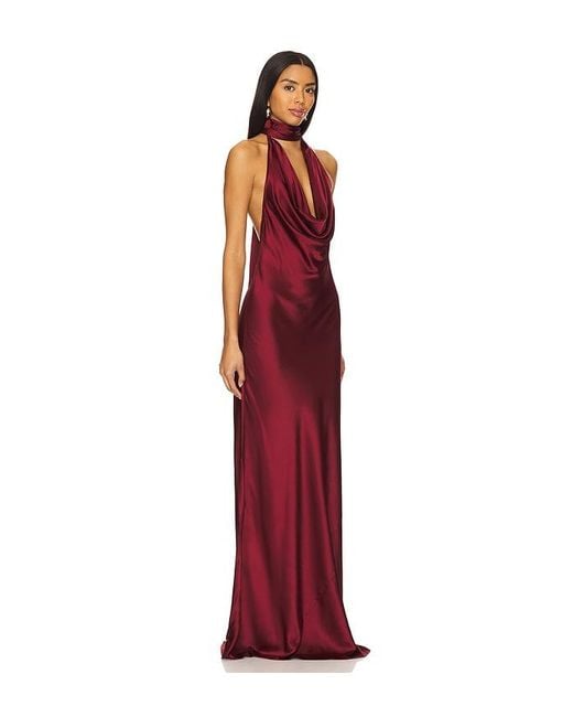 Stone Cold Fox Red X Revolve Amelia Gown
