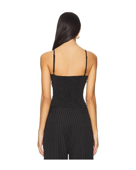 SNDY'S Black Zadie Corset Top