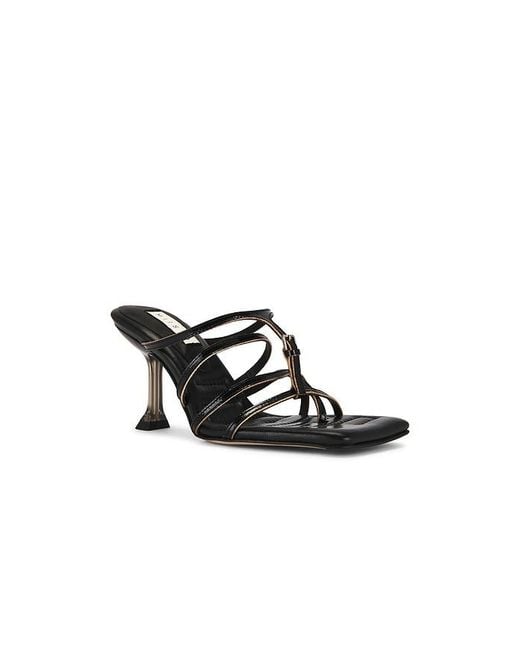 Miista Black Koya Stappy Sandal