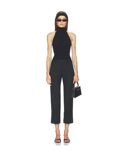 Smythe Black Cuffed Flood Pant