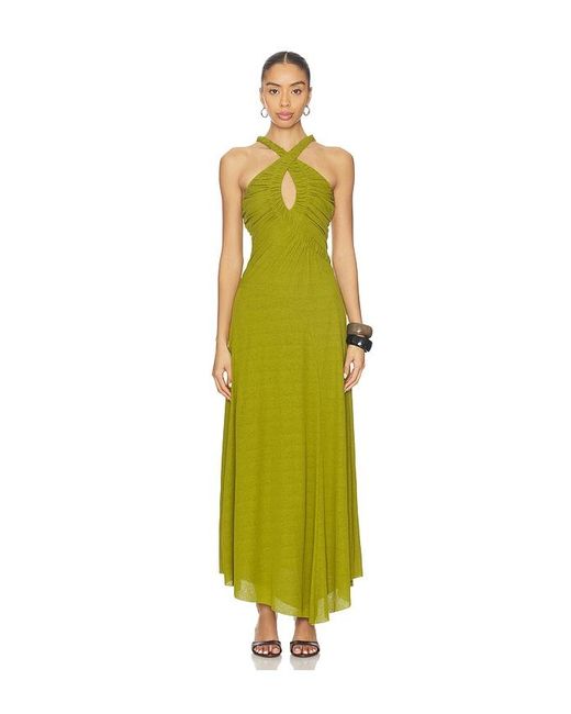 SOVERE White Alora Midi Dress