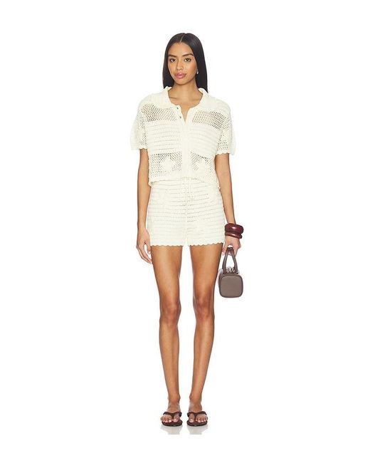 Callaghan White Patrick Polo Top