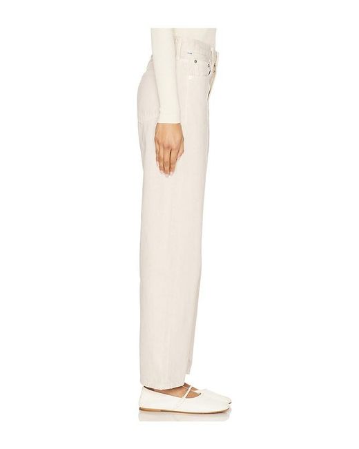 Citizens of Humanity White Miro Relaxed Jeans