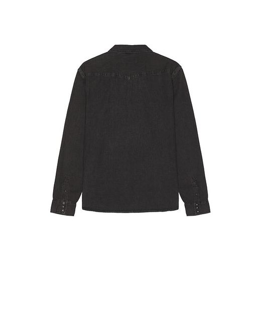 AllSaints Black Rock Shirt for men