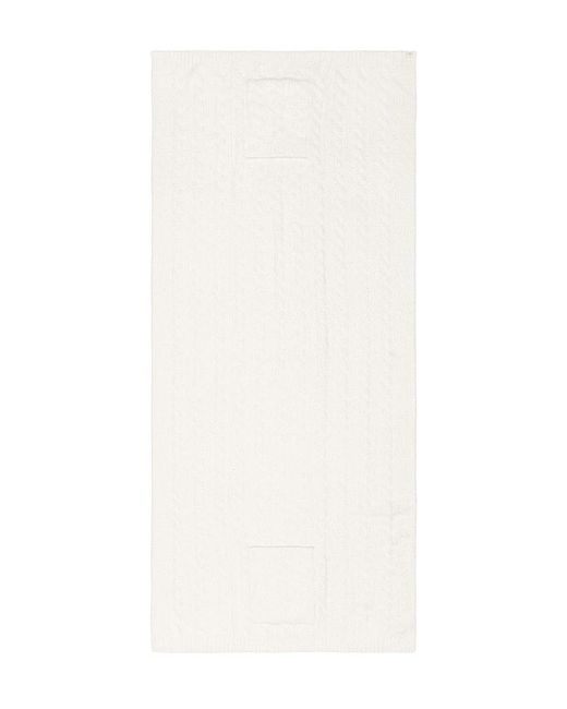Barefoot Dreams White X Revolve Cozychic Cable Travel Set