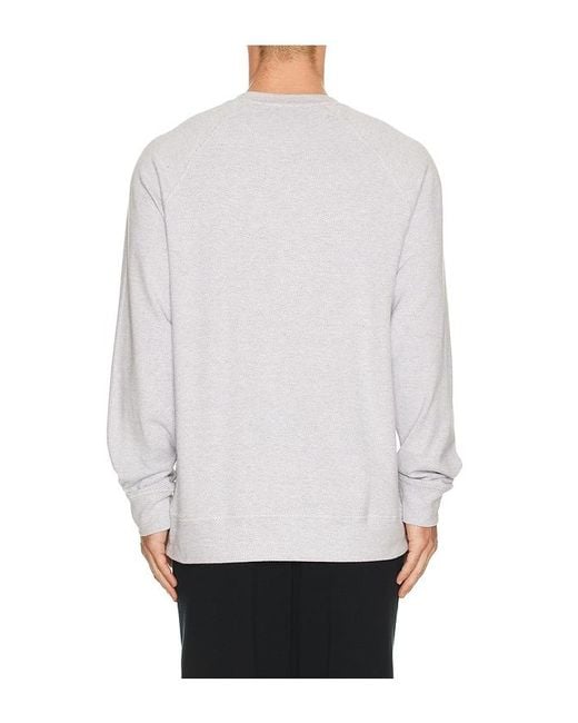 Faherty Brand White Legend Crew Neck Sweater for men