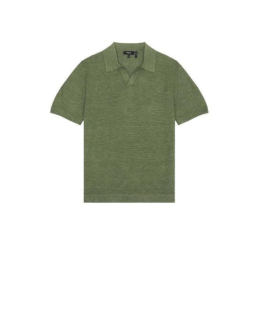 Theory Green Brenan Polo for men