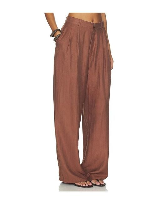 MOTHER OF ALL Brown Hedi Pant