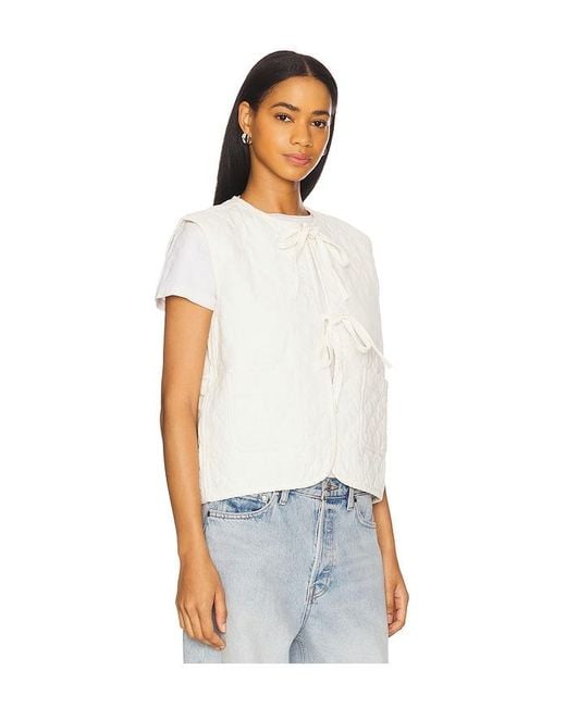 seventy + mochi White Aria Vest