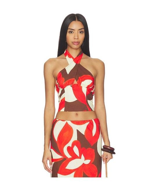 Seven Wonders Red Billie Top