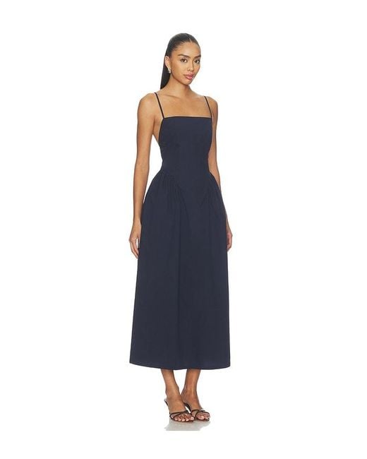 Pistola Blue Sadee Open Back Dress