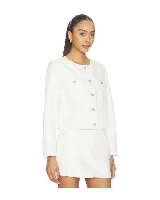 PAIGE White Dean Jacket