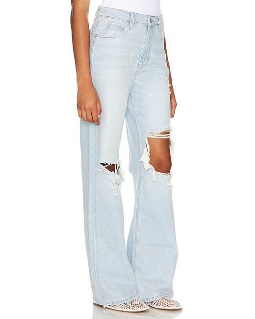 Free People Blue X We The Free Tinsley Baggy High Rise