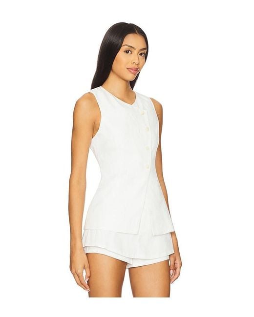 Astr White Sonja Vest