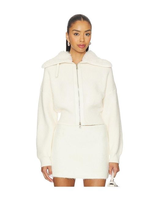 bubish White Ruby Knit Cardigan