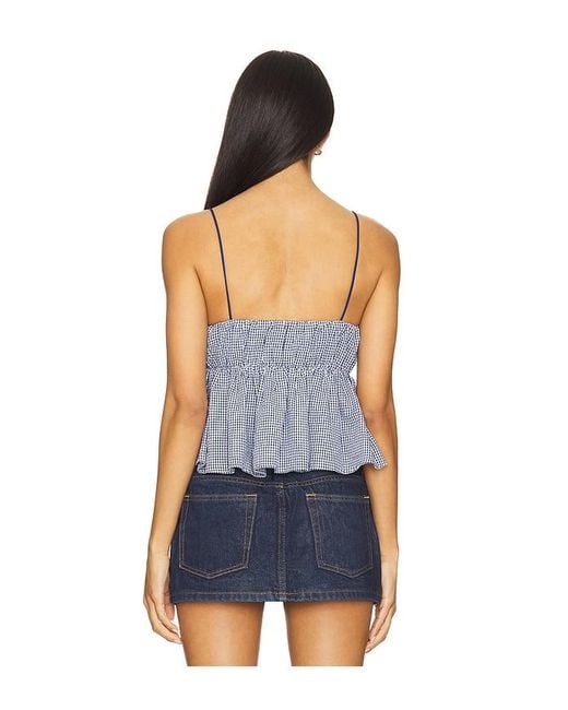 MORE TO COME Blue Bailey Cami Top
