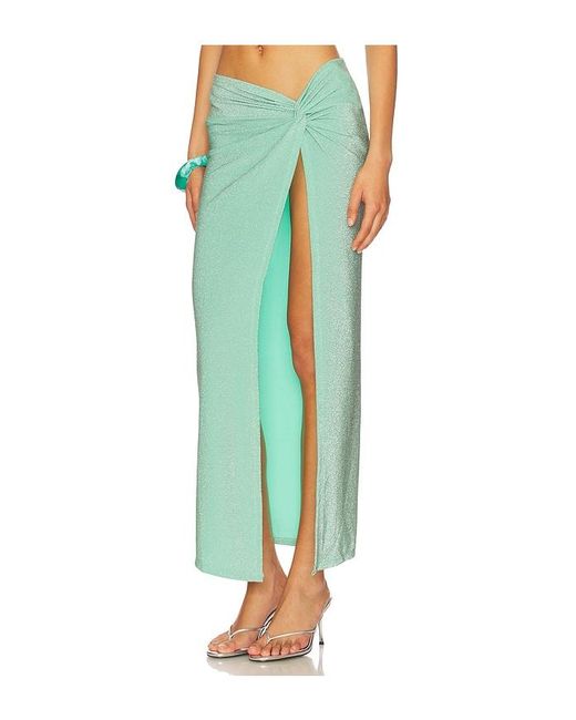 FAE Green X Revolve Stella Skirt