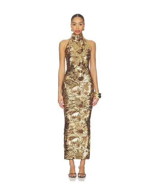 Zhivago Metallic Florentine Sunset Dress