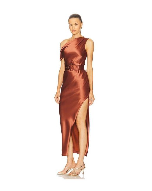 Nicholas Orange Eartha Dress