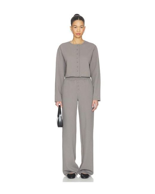 ALL THE WAYS Gray Trina Lounge Set