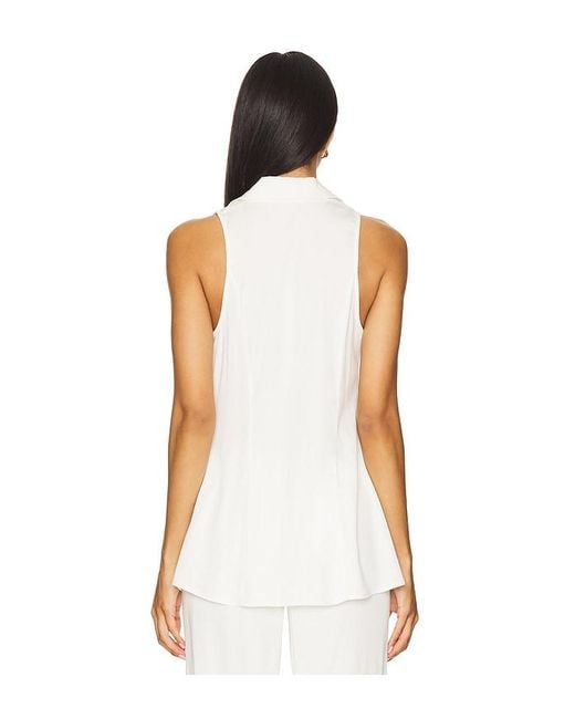 House of Harlow 1960 White X Revolve Arlo Vest Top