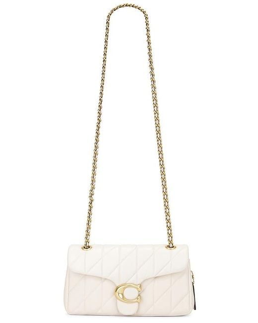 COACH Natural Umhängetasche Quilted Tabby