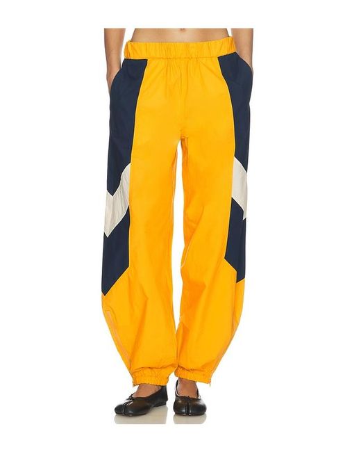 Mother Yellow The Home Stretch Sneak Pants