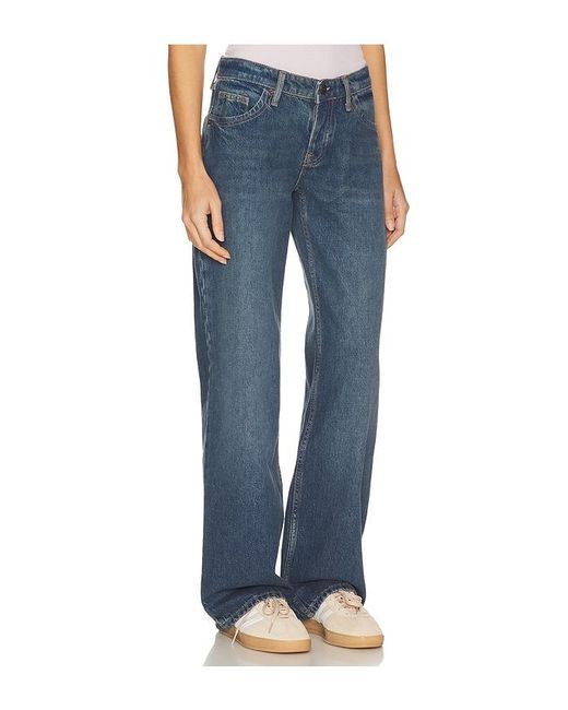 Free People Blue X We The Free Tennessee Low Rise Boyfriend Jeans