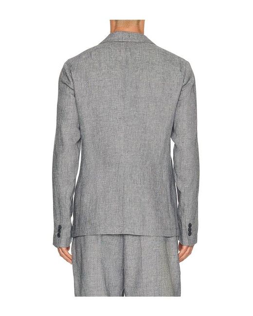 DISTRETTO12 Gray Certo Blazer for men