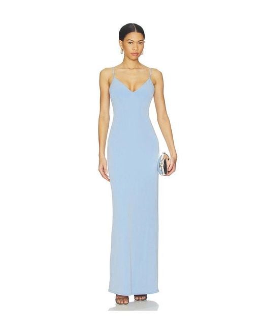 Lovers + Friends Blue Clarissa Gown