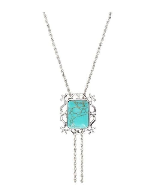 petit moments White Viva Bolo Necklace