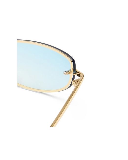 Le Specs Blue Sonnenbrille Bubbles
