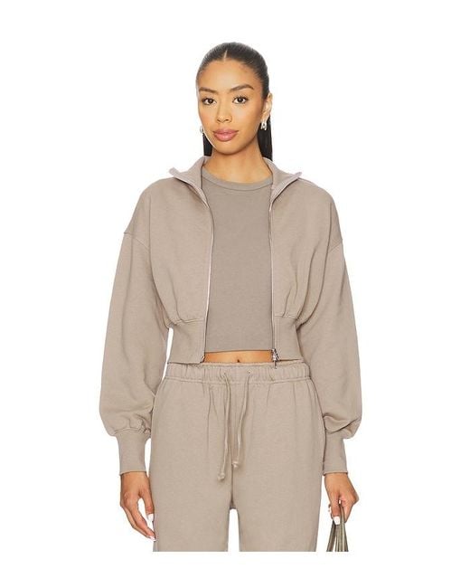 superdown Branka Zip Up Jacket Natural