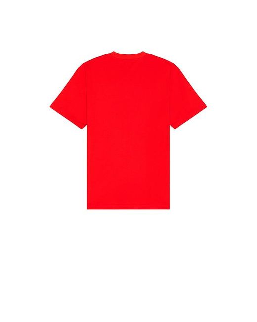 True Religion Red Mesh Box Logo Tee for men