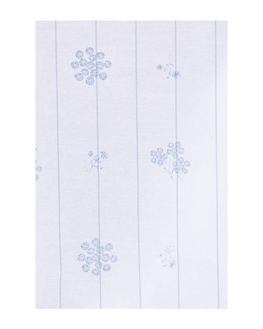 Helsa White Pajama Top