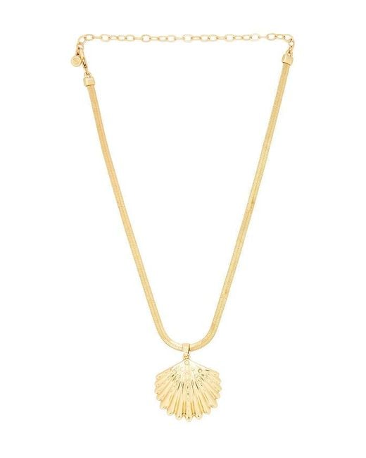 Ettika White Herringbone Shell Necklace