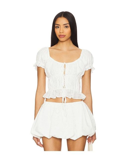 Tularosa White Twyla Top