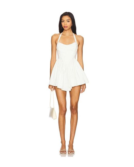 Nbd White Sara Mini Dress