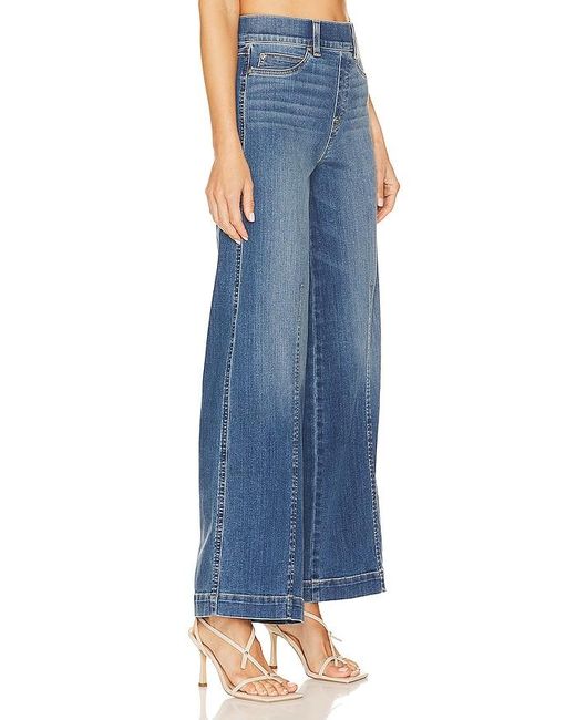 Spanx Blue JEANS SEAMED FRONT WIDE LEG