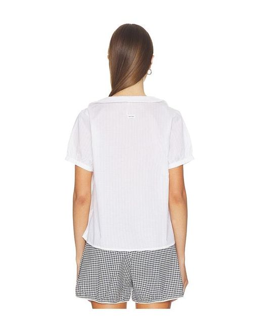 RAT BOI White Puff Sleeve Button Down