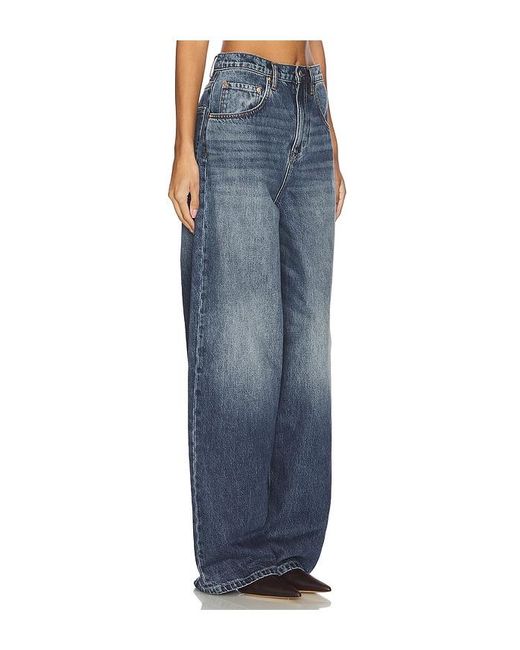 Enya Drop Rise Jeans En Color Denim-Dark Talla (También En 29, 30, 31) GRLFRND de color Blue